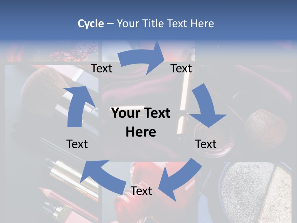 Nail Lipstick Products PowerPoint Template