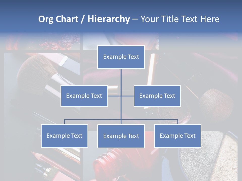 Nail Lipstick Products PowerPoint Template