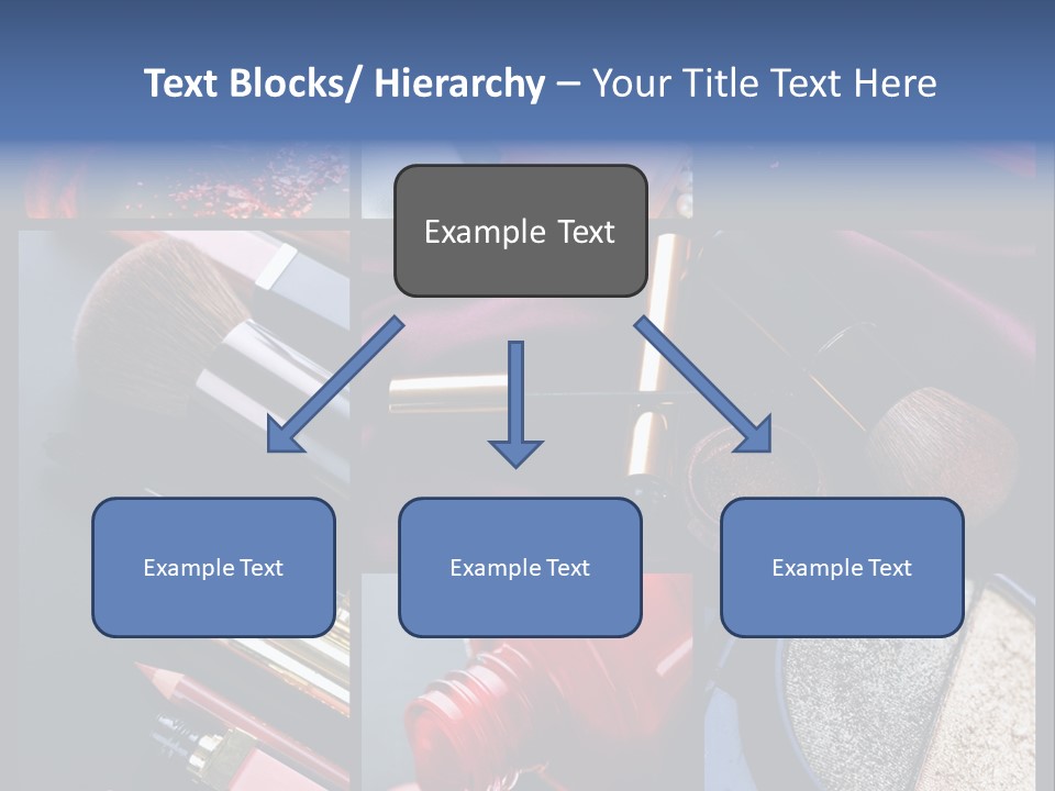 Nail Lipstick Products PowerPoint Template