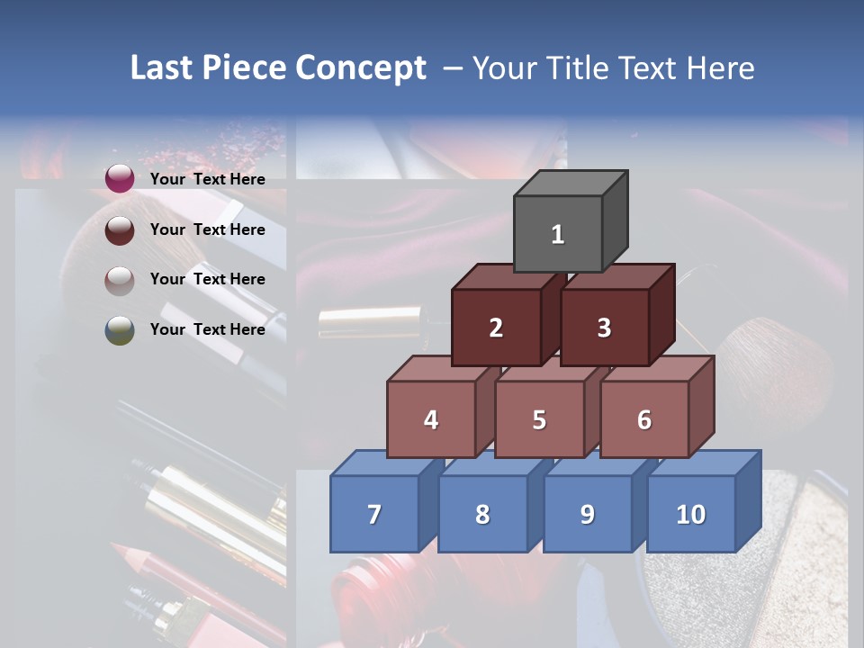 Nail Lipstick Products PowerPoint Template