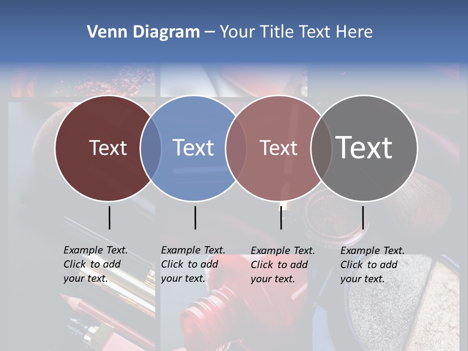 Nail Lipstick Products PowerPoint Template