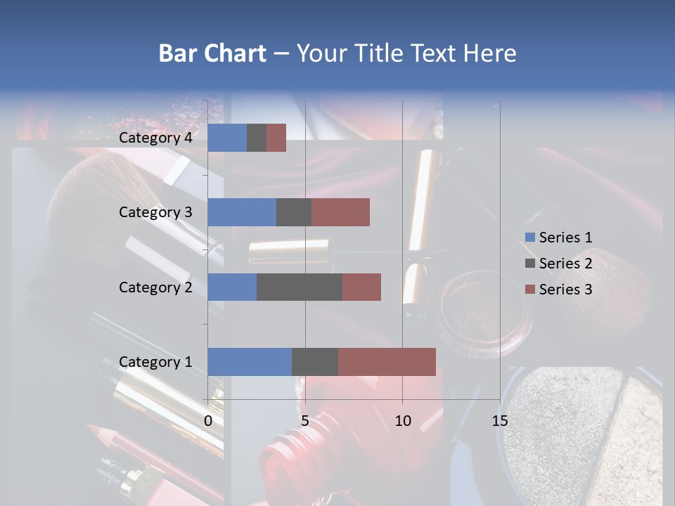 Nail Lipstick Products PowerPoint Template