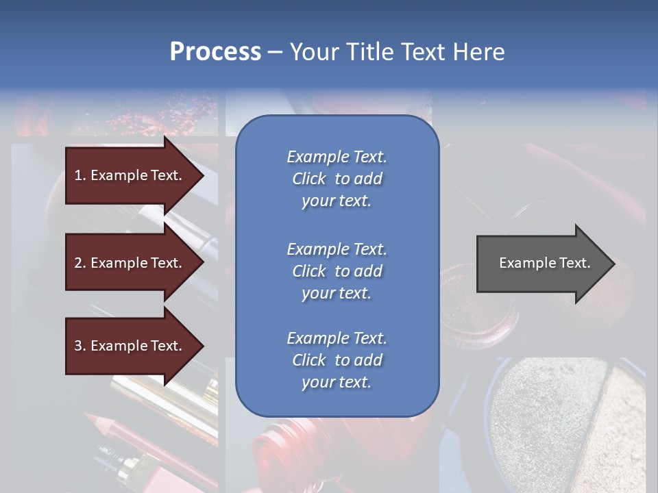 Nail Lipstick Products PowerPoint Template