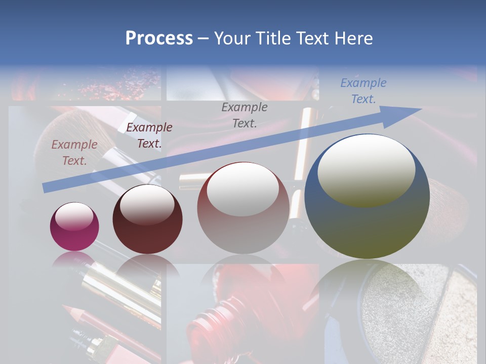 Nail Lipstick Products PowerPoint Template