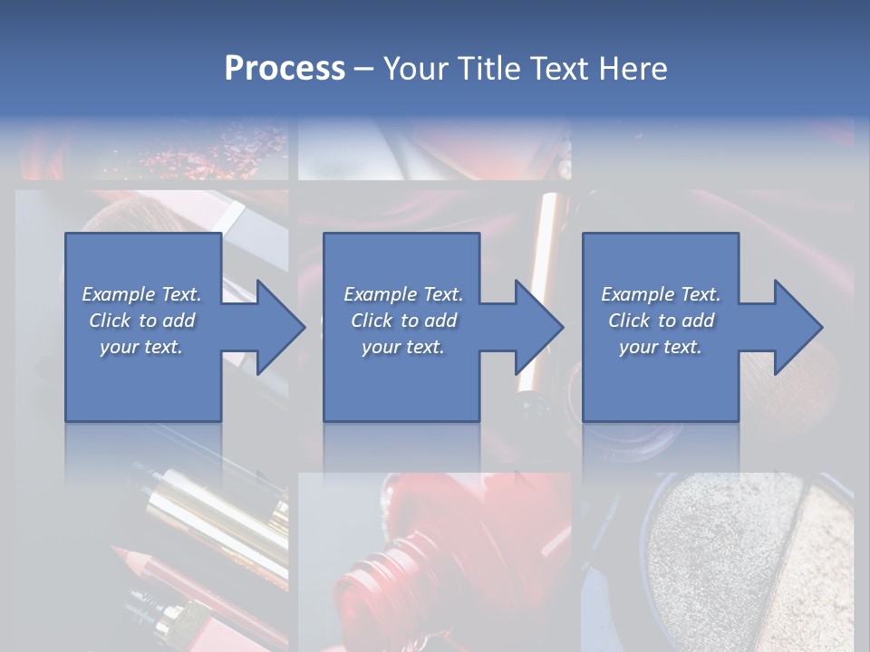 Nail Lipstick Products PowerPoint Template