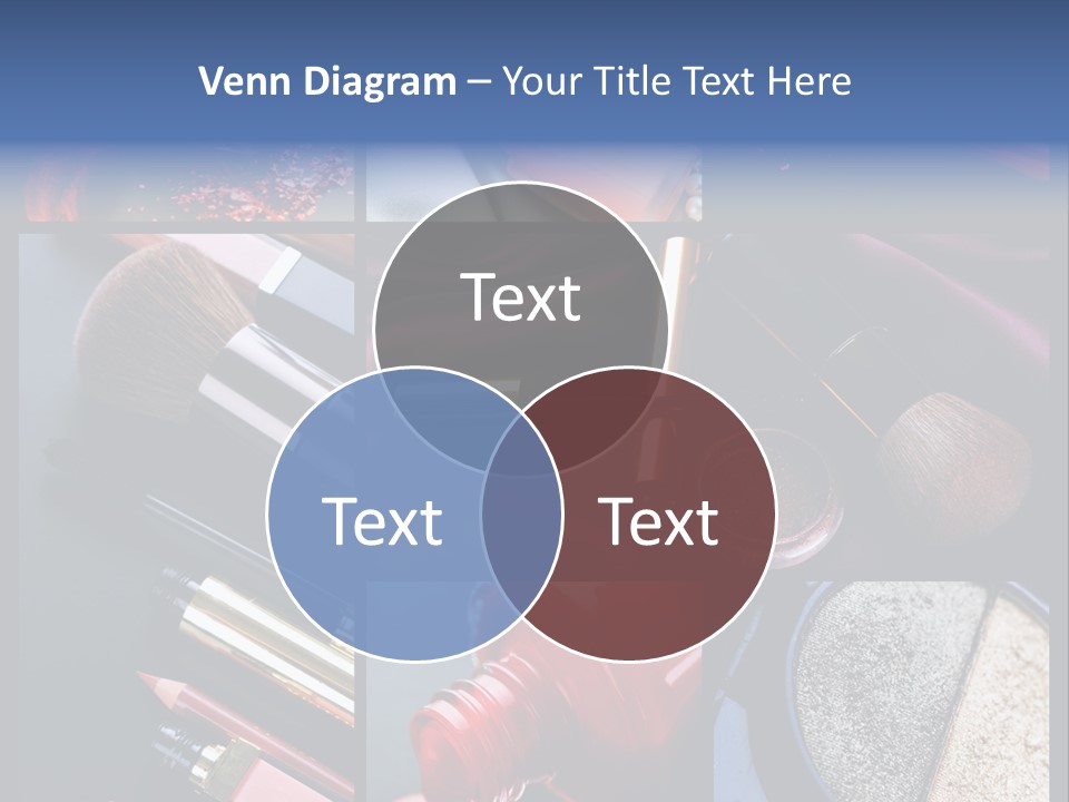 Nail Lipstick Products PowerPoint Template