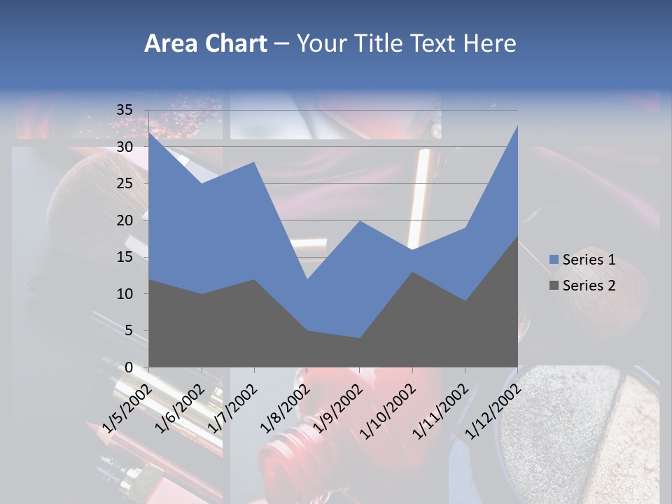Nail Lipstick Products PowerPoint Template