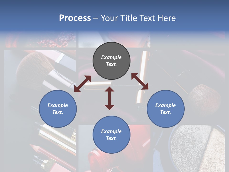 Nail Lipstick Products PowerPoint Template