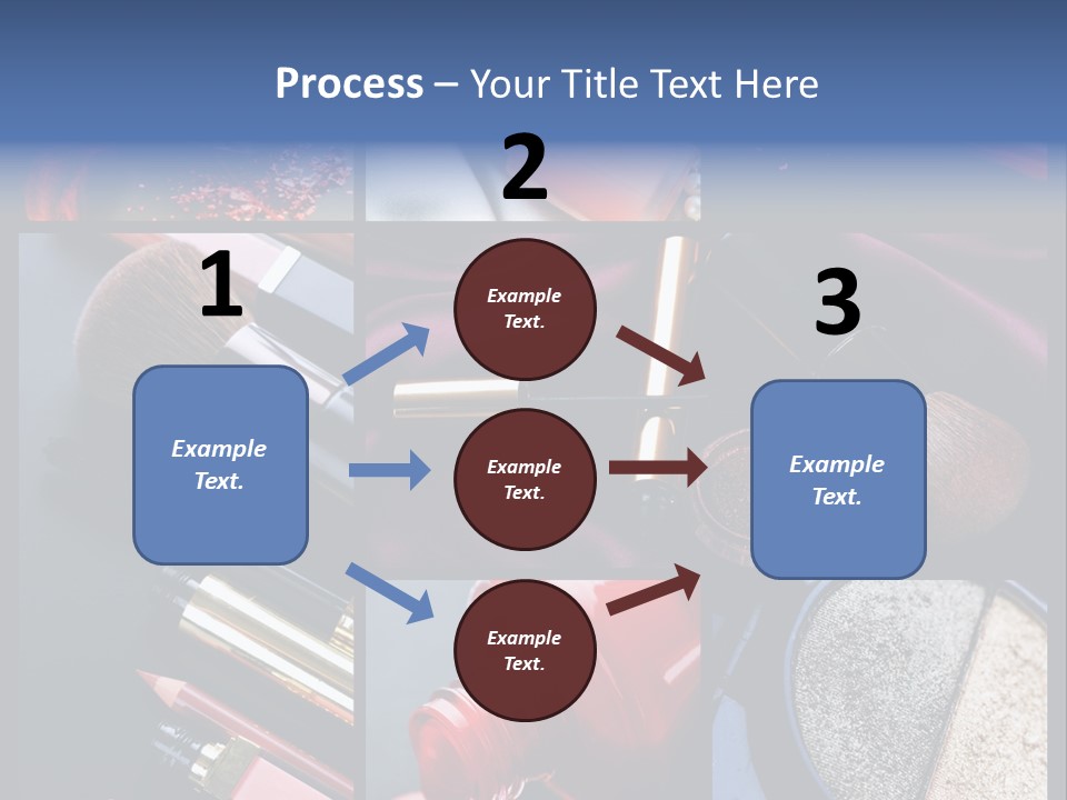 Nail Lipstick Products PowerPoint Template