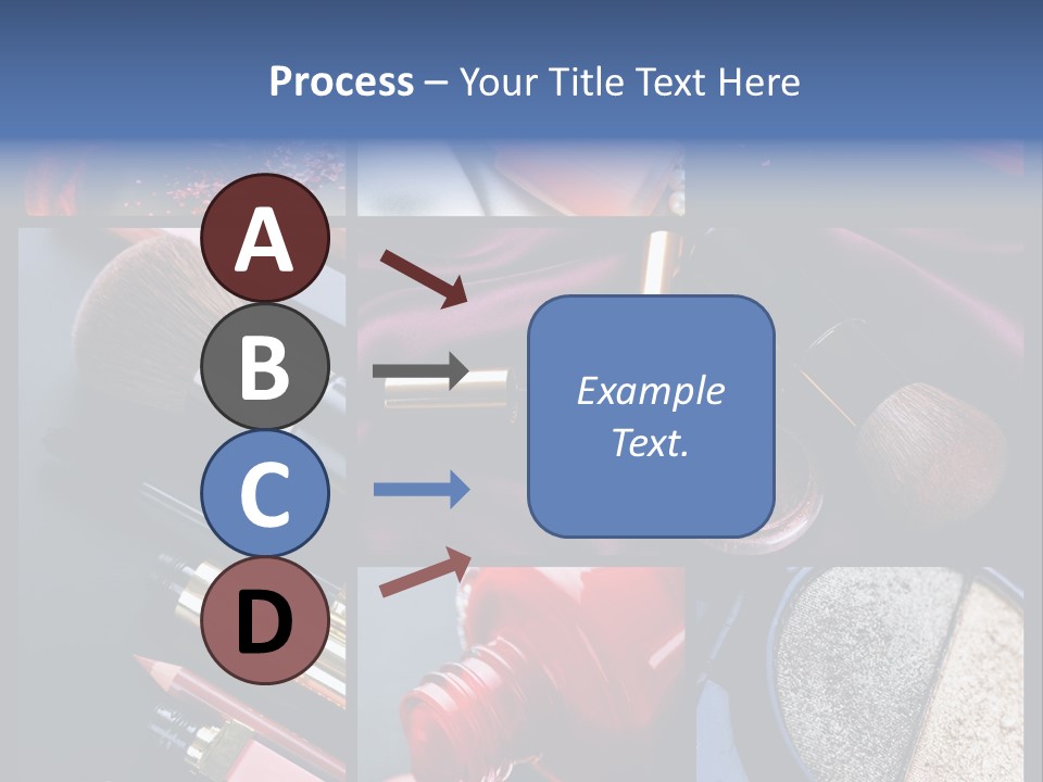 Nail Lipstick Products PowerPoint Template