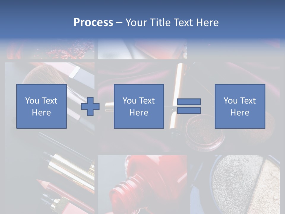 Nail Lipstick Products PowerPoint Template