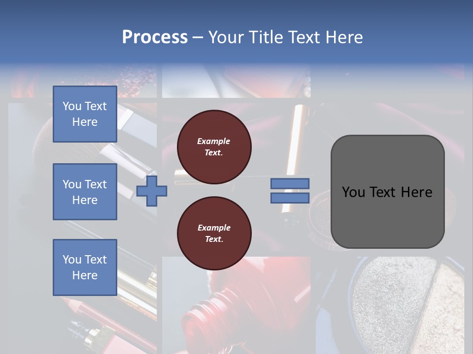 Nail Lipstick Products PowerPoint Template