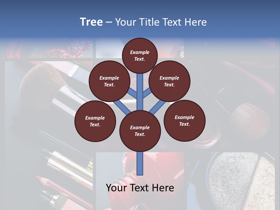 Nail Lipstick Products PowerPoint Template