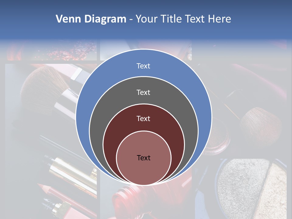 Nail Lipstick Products PowerPoint Template