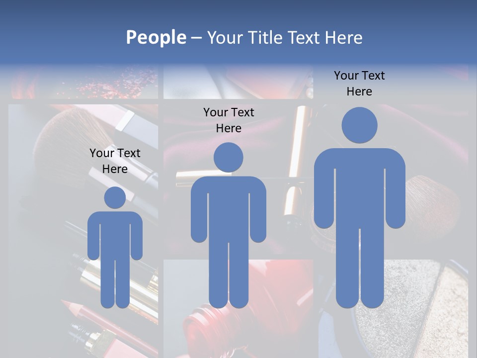 Nail Lipstick Products PowerPoint Template