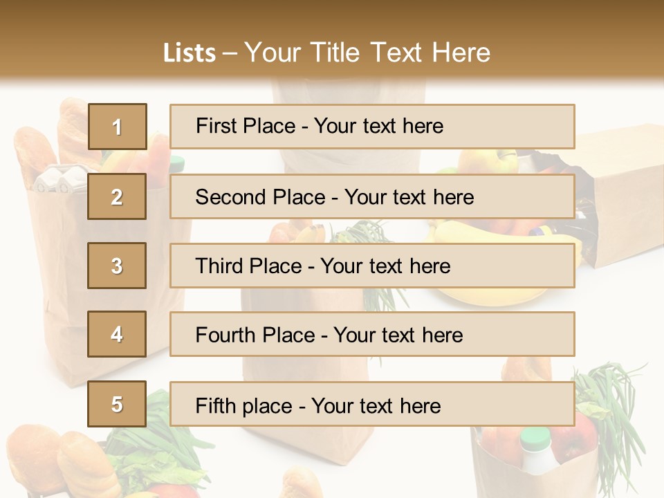 Benefits Of Healthy Lifestyle PowerPoint Template