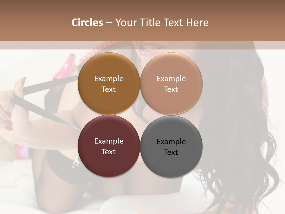 Girl American PowerPoint Template