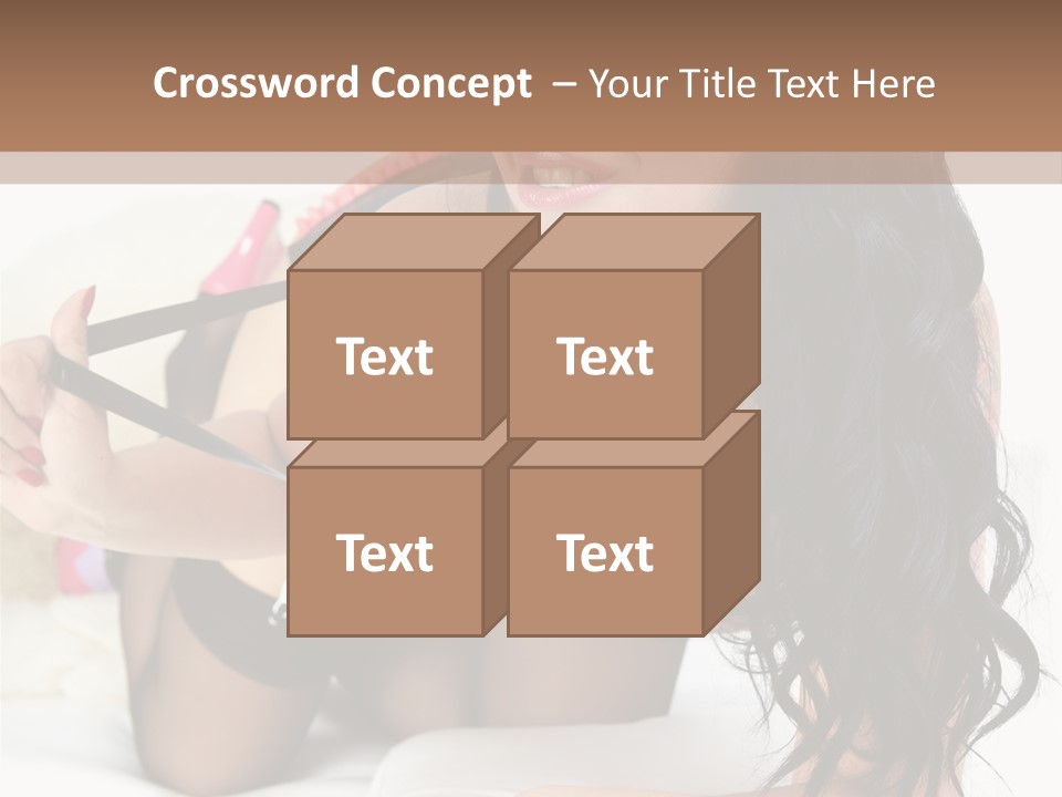 Girl American PowerPoint Template