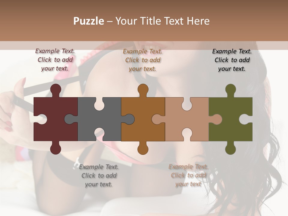 Girl American PowerPoint Template