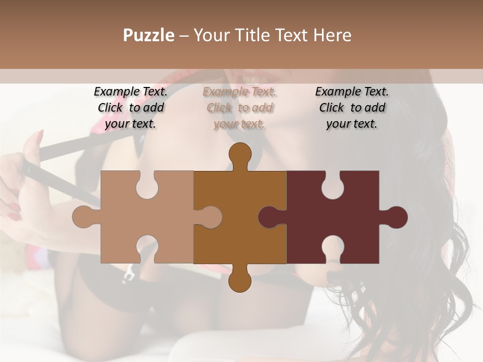 Girl American PowerPoint Template