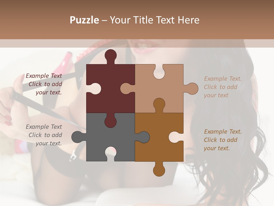 Girl American PowerPoint Template