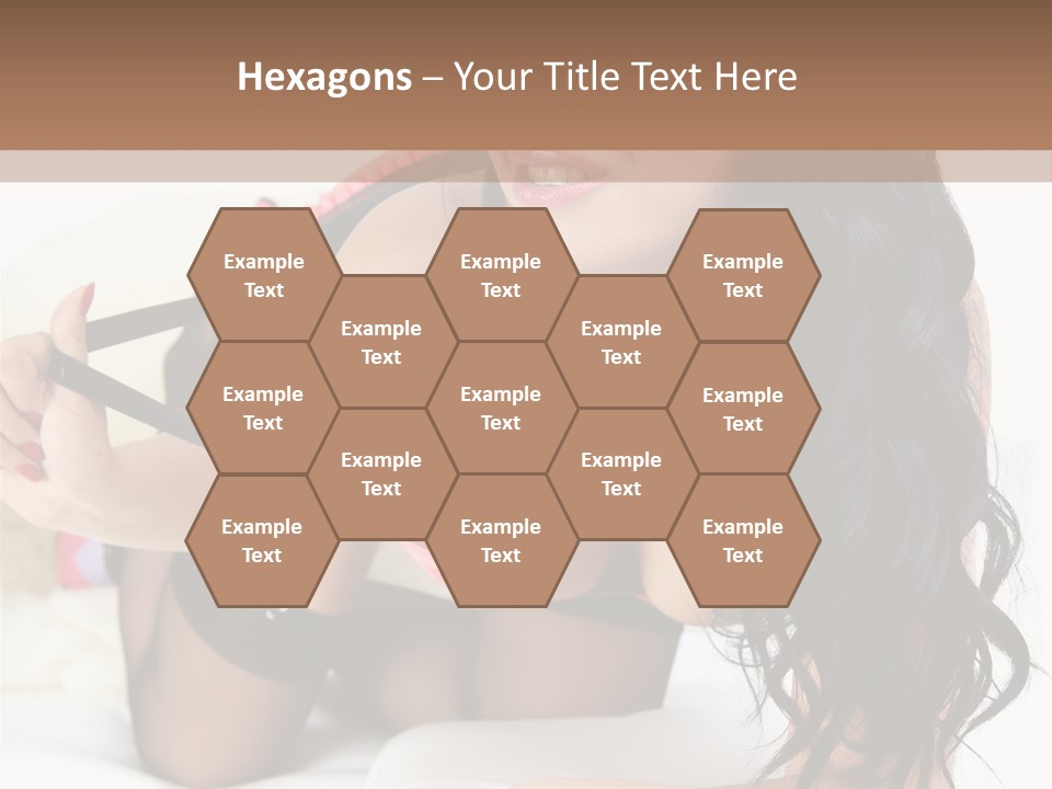 Girl American PowerPoint Template