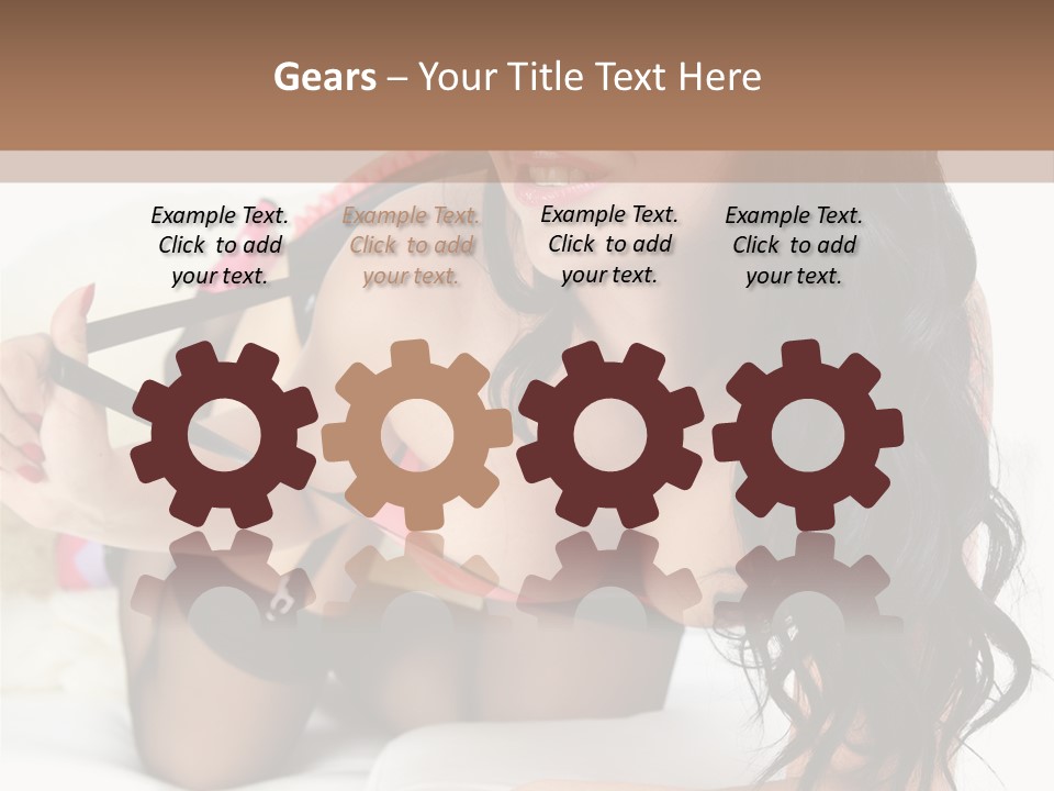 Girl American PowerPoint Template