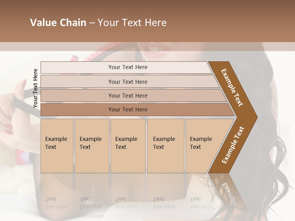 Girl American PowerPoint Template