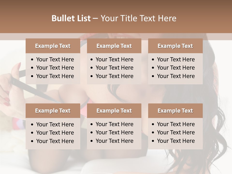 Girl American PowerPoint Template