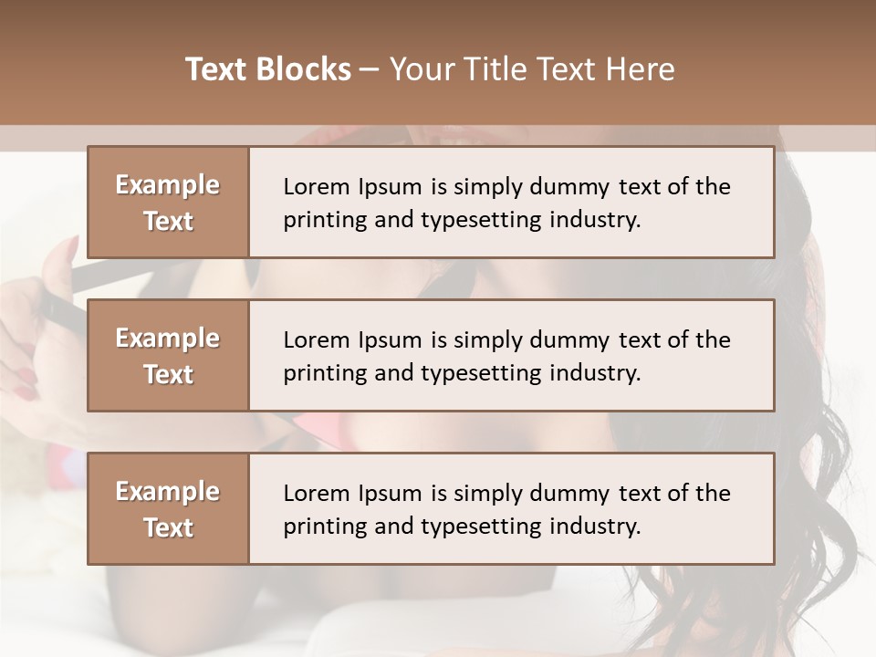 Girl American PowerPoint Template