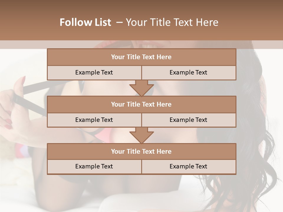 Girl American PowerPoint Template