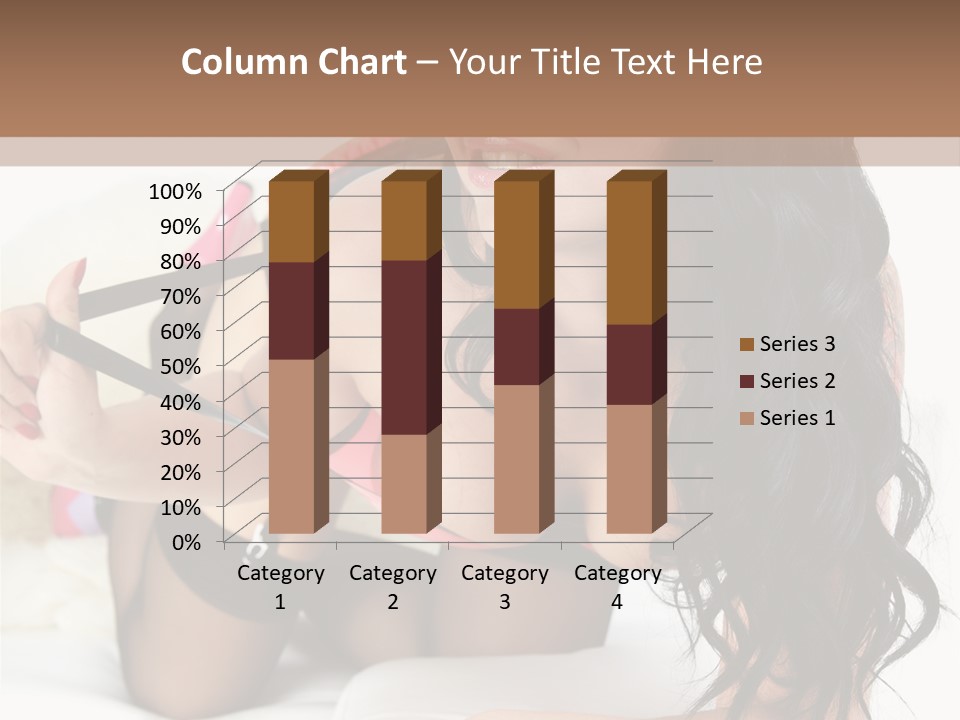 Girl American PowerPoint Template