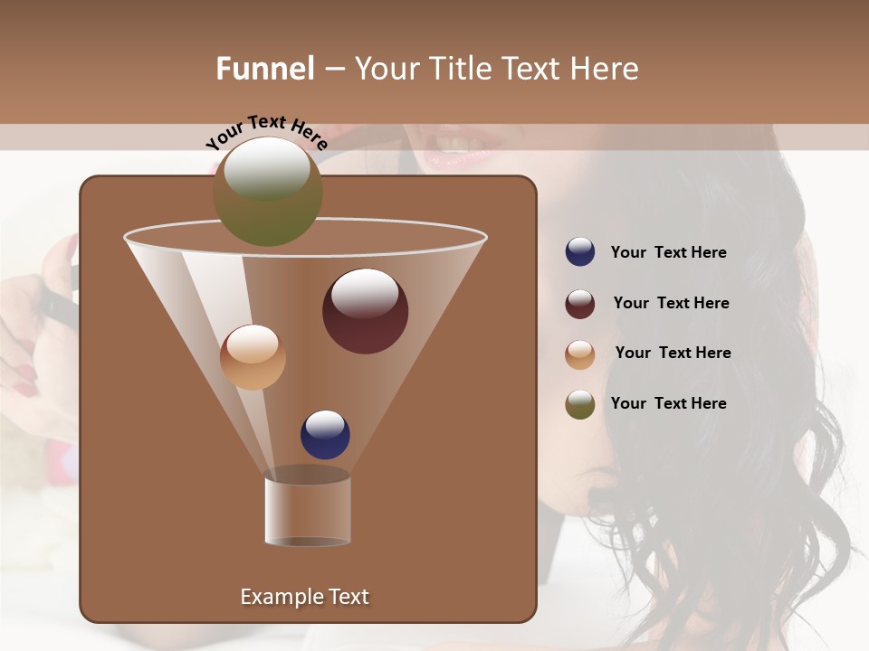 Girl American PowerPoint Template