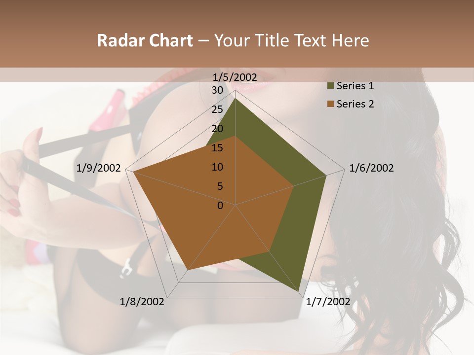 Girl American PowerPoint Template