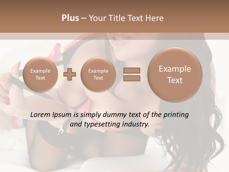 Girl American PowerPoint Template