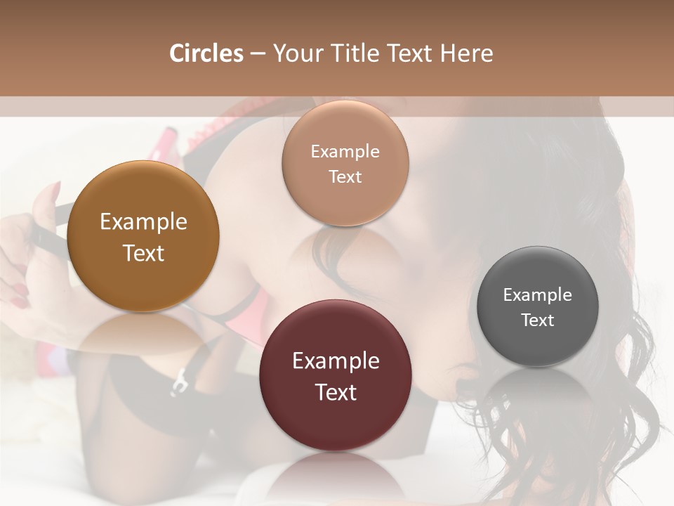 Girl American PowerPoint Template