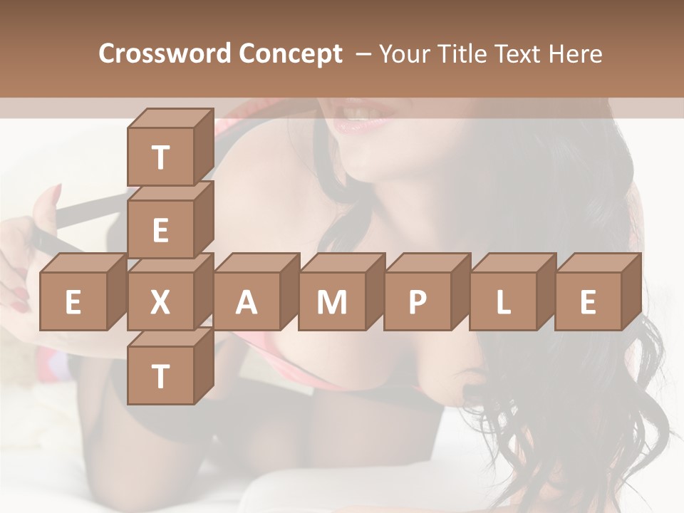 Girl American PowerPoint Template