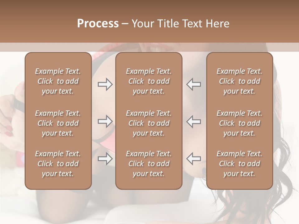 Girl American PowerPoint Template