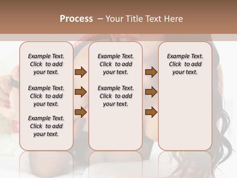 Girl American PowerPoint Template