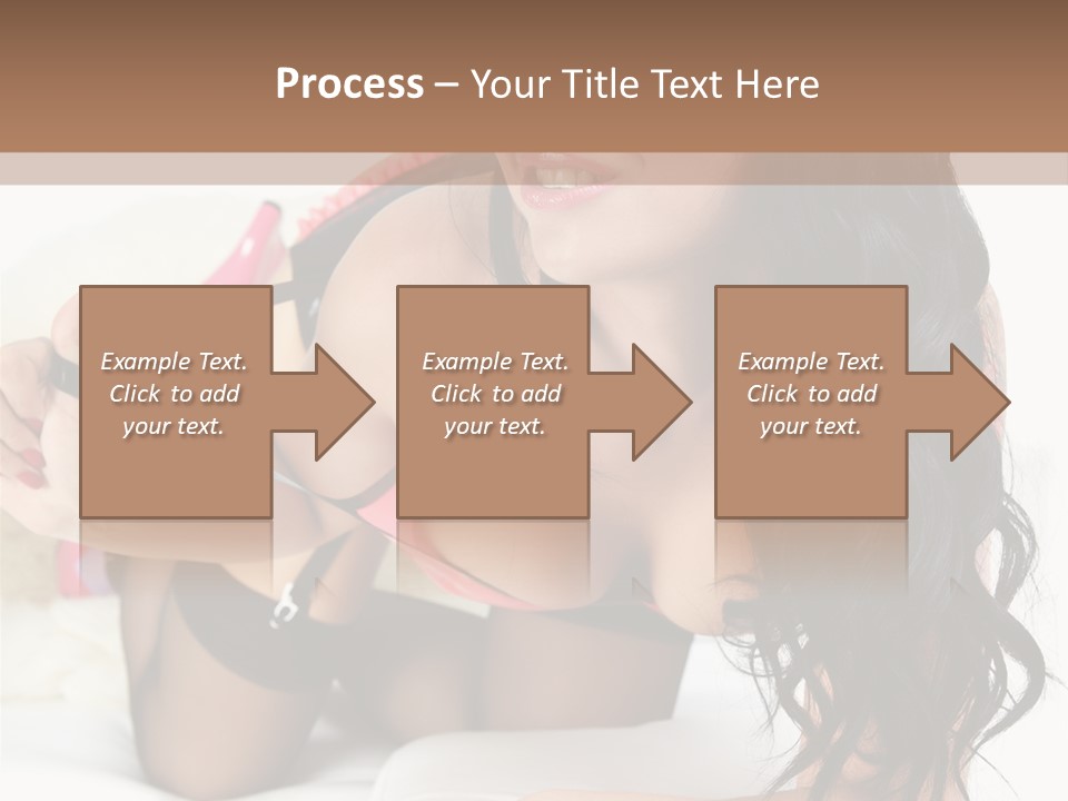 Girl American PowerPoint Template