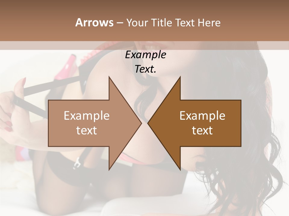 Girl American PowerPoint Template