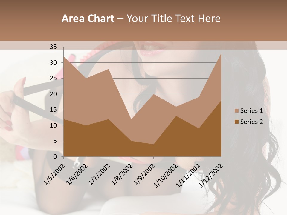 Girl American PowerPoint Template