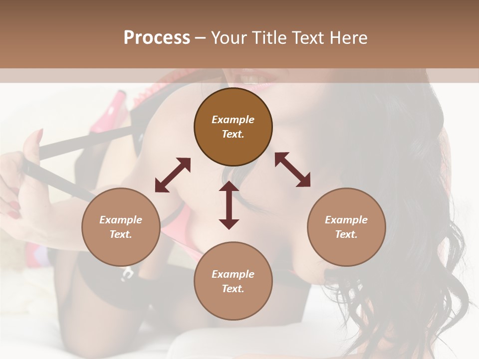 Girl American PowerPoint Template