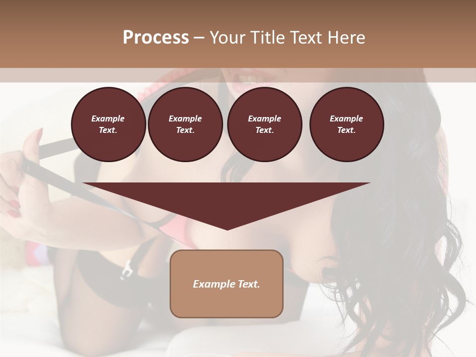 Girl American PowerPoint Template