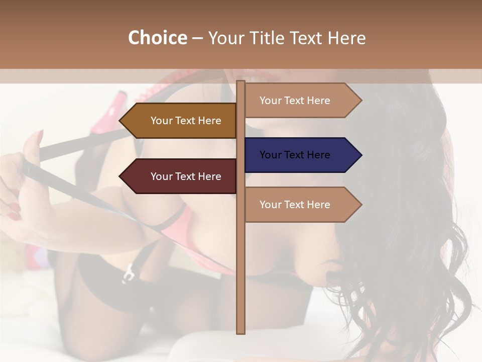 Girl American PowerPoint Template