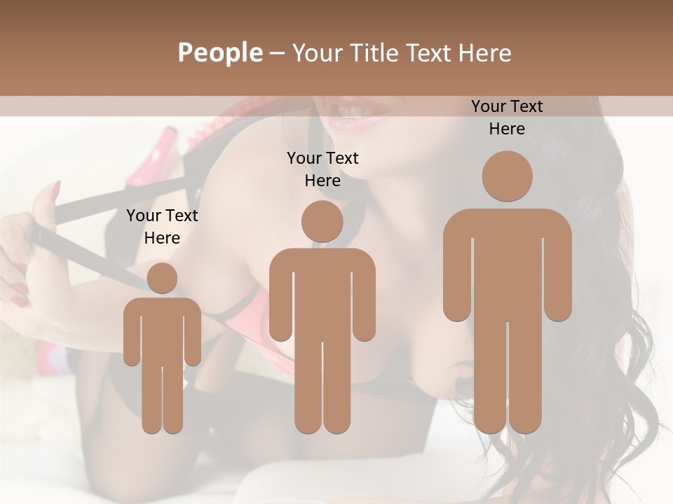 Girl American PowerPoint Template