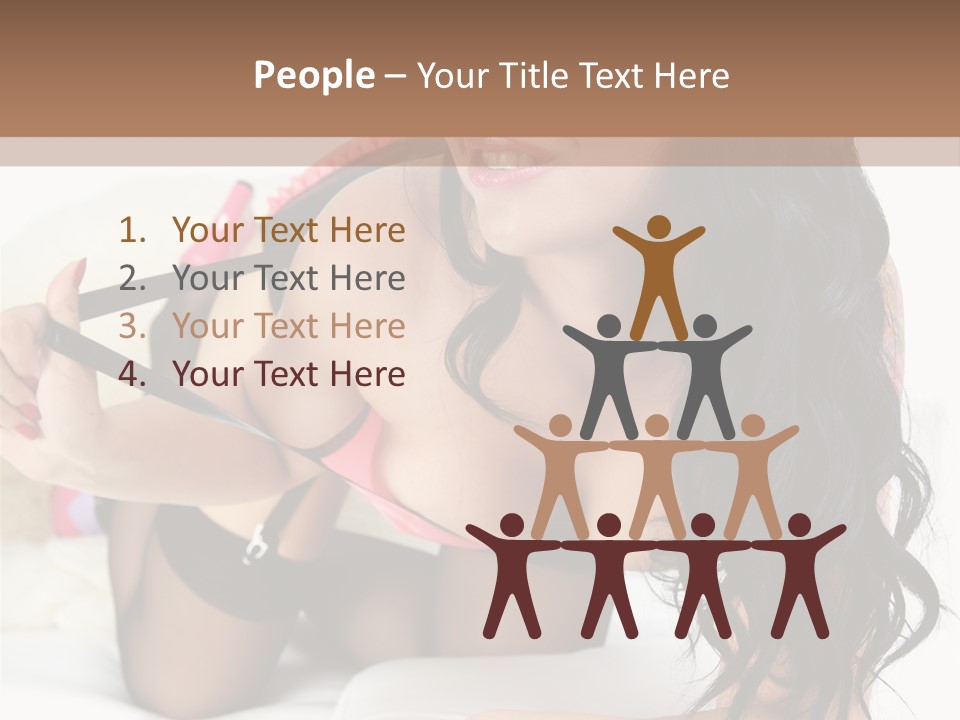 Girl American PowerPoint Template