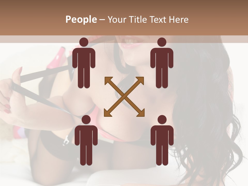 Girl American PowerPoint Template