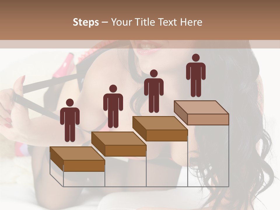 Girl American PowerPoint Template