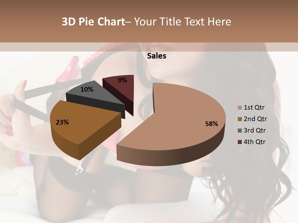 Girl American PowerPoint Template